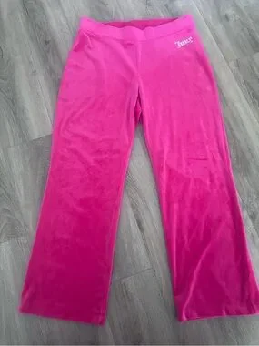 Juicy Couture | Pants & Jumpsuits | Juicy Couture Pink Velour ...